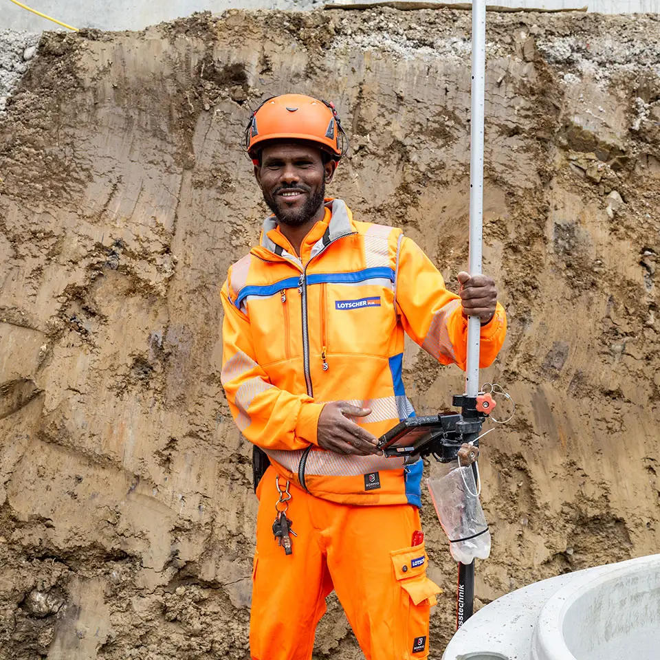 Bodenstabilisierung Lötscher Tiefbau AG